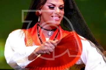 Lorena Aguilera se alza en Telde con el título de Belleza Gay Canarias 2018 (Foto Francisco Javier Santana)